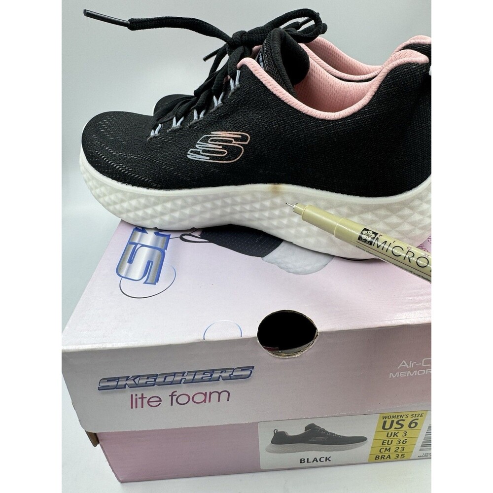 SKECHERS Women's Lite Foam Lightweight Air-Cooled Running Sneaker Shoes New 6 - Picture 6 of 11